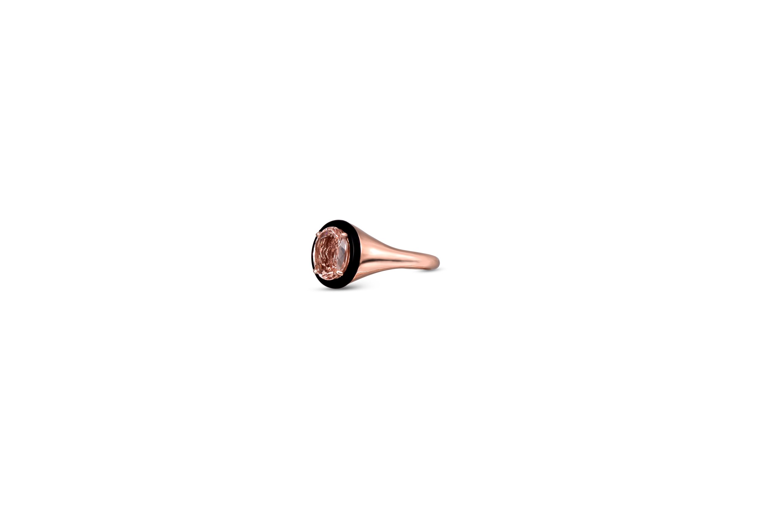 Aravali Morganite Oval Ring - Image 3