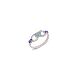 Sarai  Linear Dewy Ring