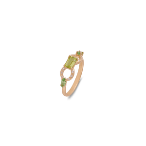 Sarai  Linear Gardenia Ring