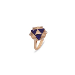 Aravali Yantra Lapis  Ring