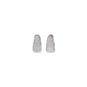 Yami Diamond Taper Reversible Earrings W/G