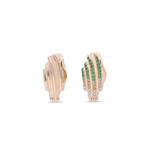 Yami Green Shell Reversible Earrings