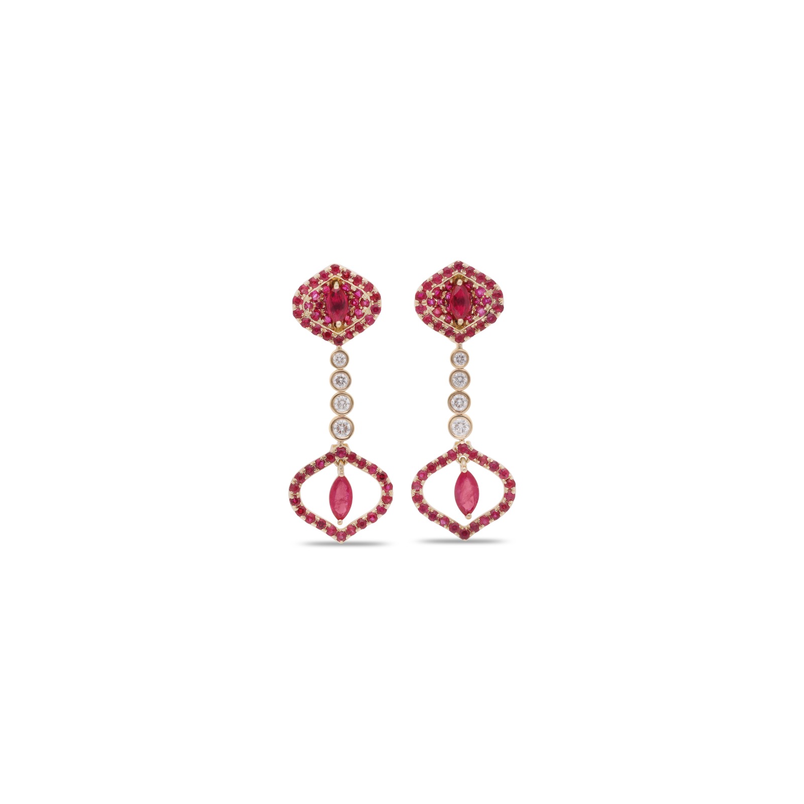 Sarai Classic Ruby Earrings