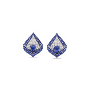 Sarai Dewlet Blue Sapphire Earrings