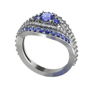 Sarai Signature Blue Sapphire Ring