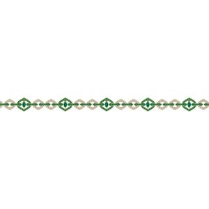 Sarai Emerald & Diamond Bracelet